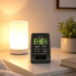 Time Piece Digital Alarm Clock TBZLL-627 DXWhite - Image 2