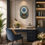 Wall-Clock-–-Classic-Musical-Pendulum-Quartz-Wall-Clock-–-Pendulum-Clock-–-5827-–-Blue