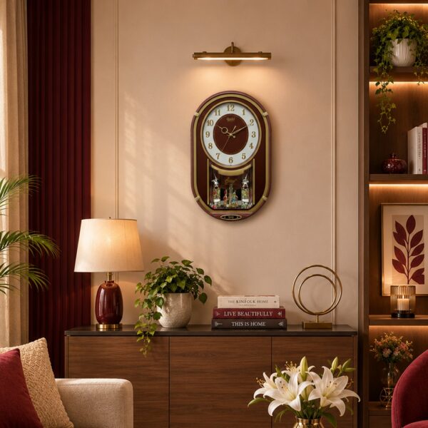 Wall-Clock-–-Classic-Musical-Pendulum-Quartz-Wall-Clock-–-Pendulum-Clock-–-5827-–-Brown