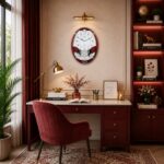 Wall-Clock-–-Classic-Musical-Pendulum-Quartz-Wall-Clock-–-Pendulum-Clock-with-Decorative-Daimonds-–-3927-–-Red