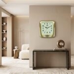 Wall Clock – Classic Musical Quartz Wall Clock – Plain Musical Clock – 857 – Ivory (1)