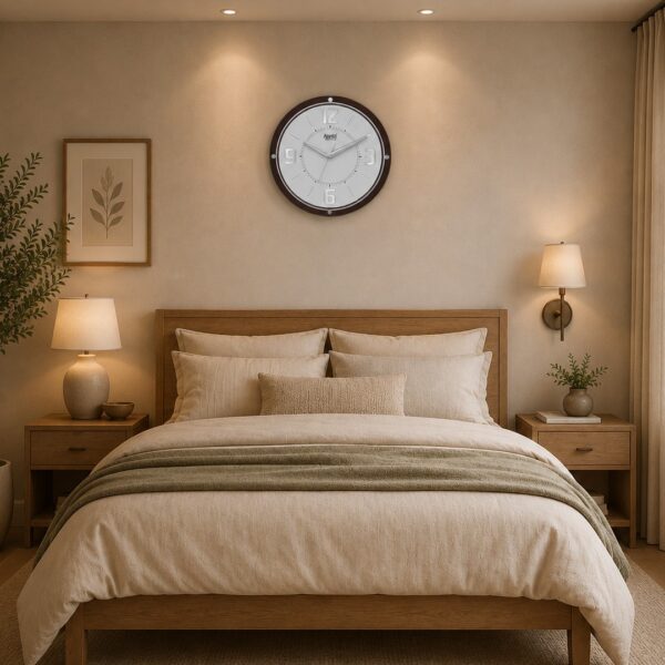 Wall Clock – Designer Clock – 2267 – Brown (1)