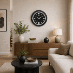 Wall Clock – Designer Clock – 2637 – BLACK