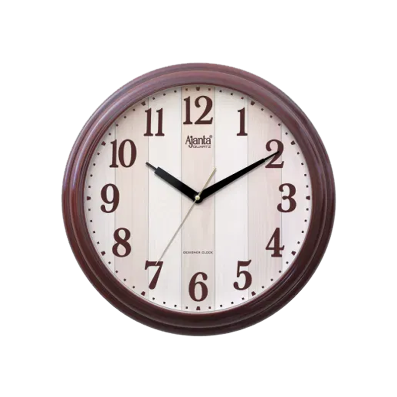 Designer Wall Clock – 6067 – Oak wood