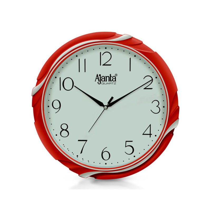 Wall Clock - Fancy Clock - 2677 - Light Red
