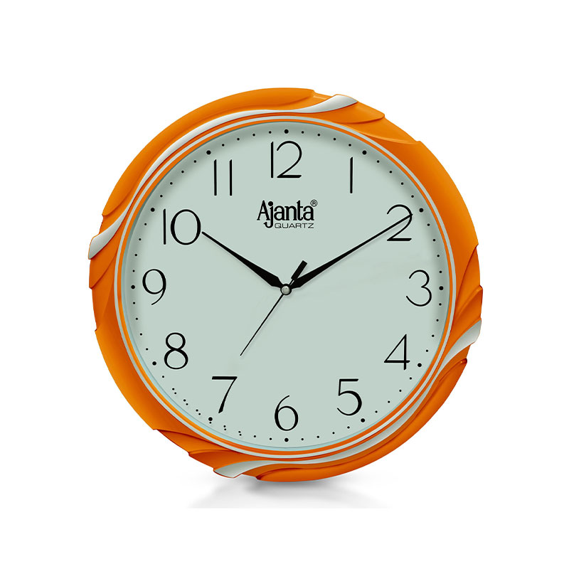 Wall Clock - Fancy Clock - 2677 - Orange