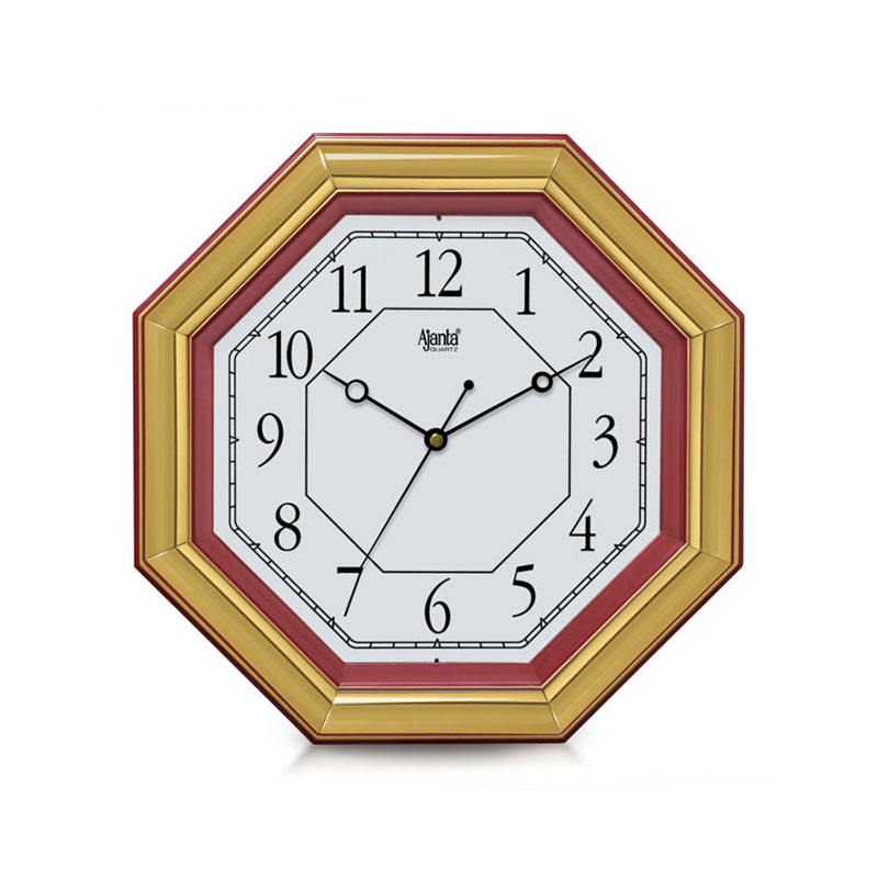 Wall Clock - Fancy Clock  - 607 - Red