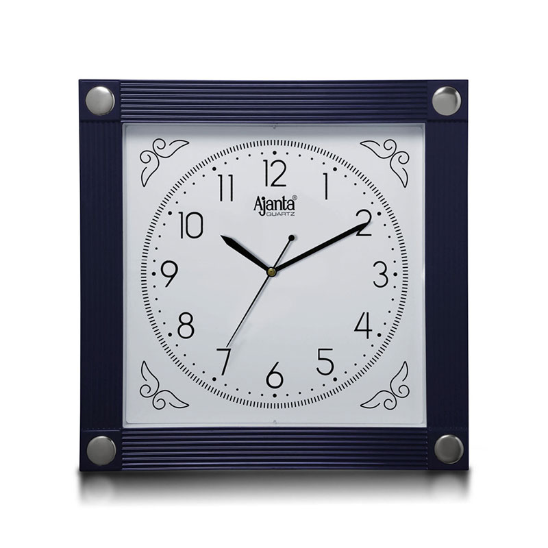 Wall Clock - Fancy Clock  - 887 - Blue