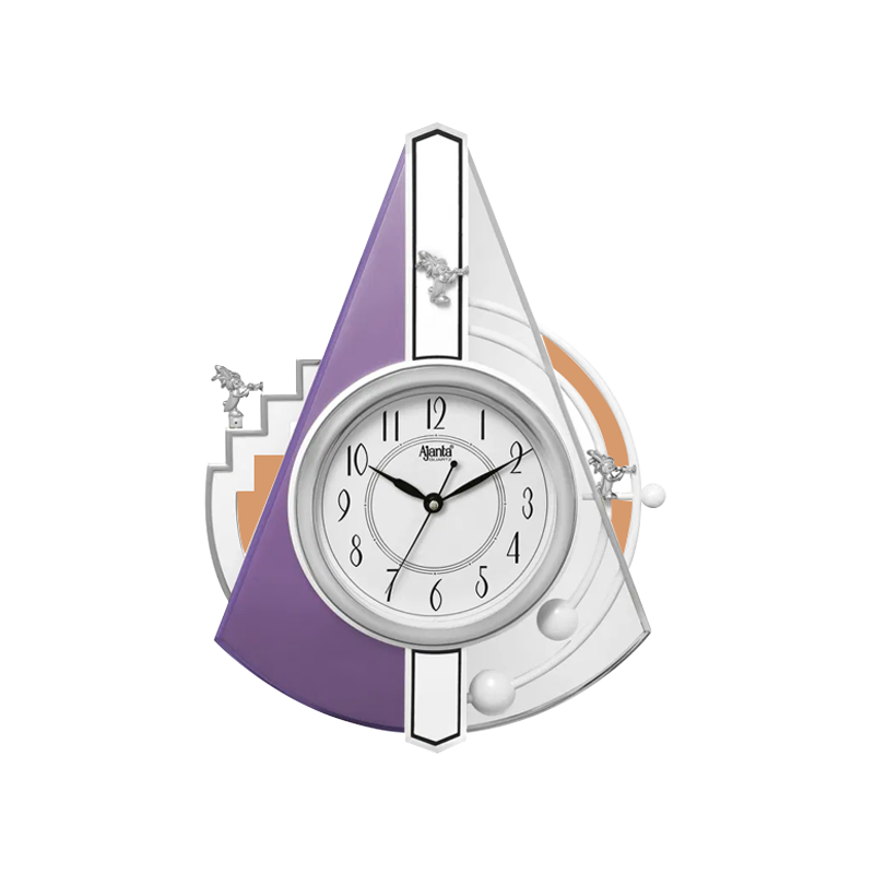 Fancy Pendulum Wall Clock 4727 Violet