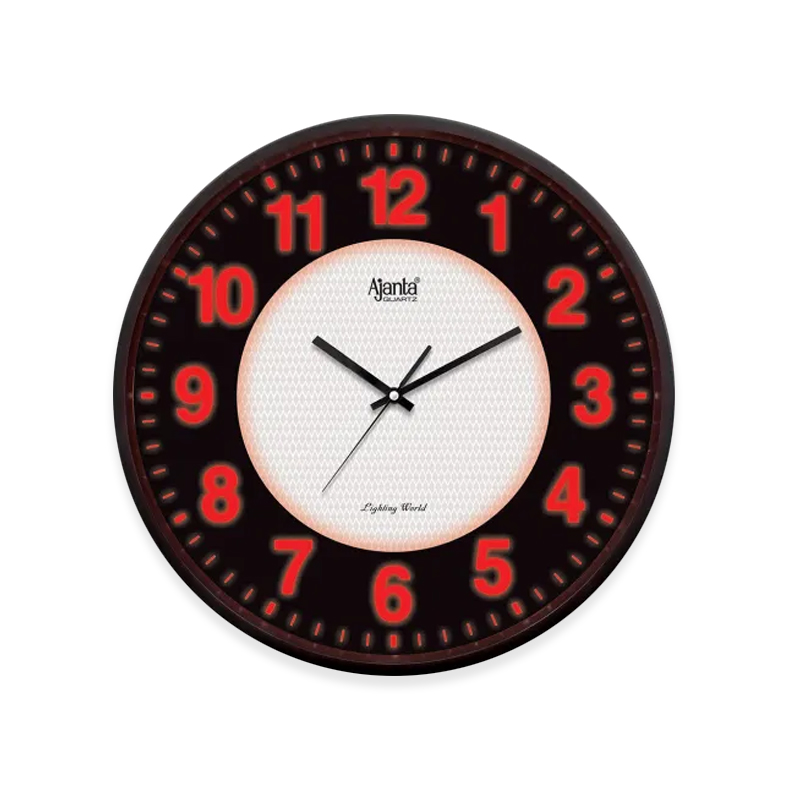 Wall Clock - Office Clock  - 467  LED - Red