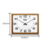 add-Wooden Office Wall Clock 146 Clear