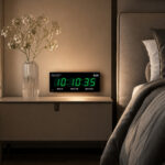 Digital Calendar Wall Clock – DC-127G - Green - Image 2
