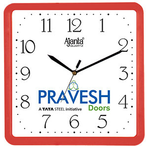 Custom Orpat clock made for a corporate client