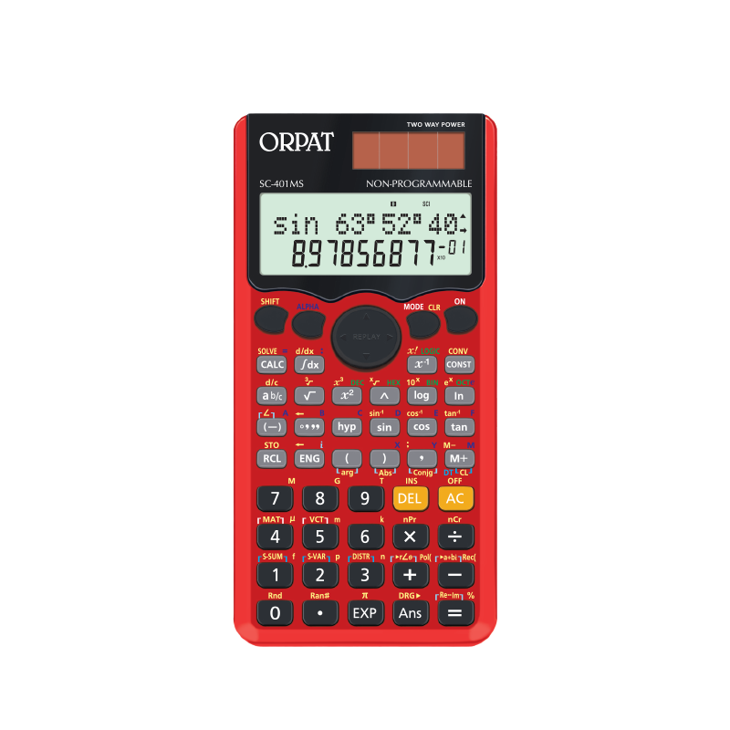 Scientific Desktop Calculators SC 401 MS Empire Red