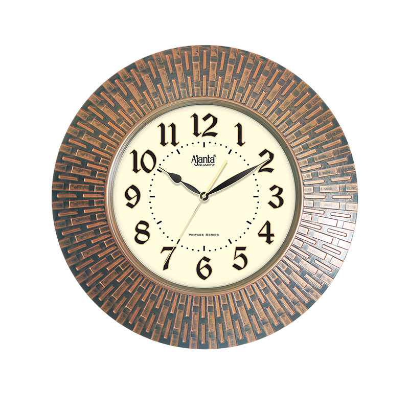 Wall Clock - Vintage series Clock  - 117 - Copper