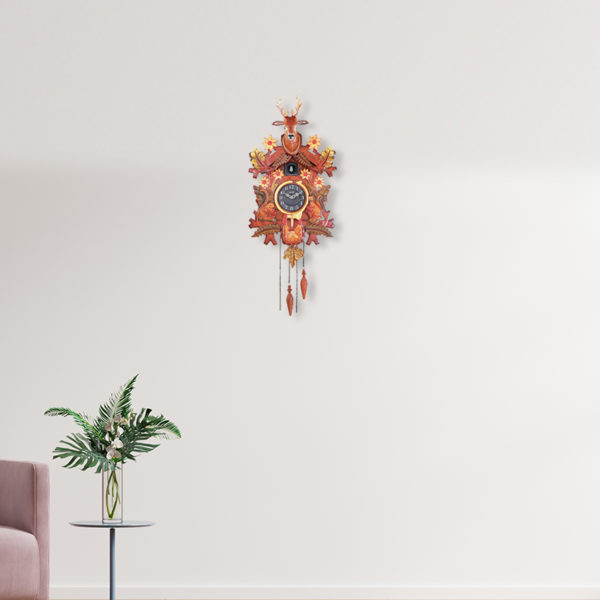 Fancy wooden clock