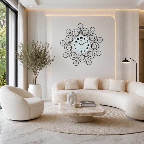 Wall-Clock-–-Designer-Clock-–-DS-257-–-Black