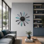 Wall Clock – Designer Clock – DS-397 – Black