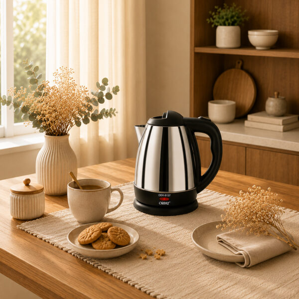 Smart Home Appliances- Steaming Kettles – Cordless Kettle – OEK-8137 – Black