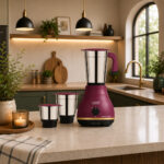 Mixer Grinder – Kitchen Chef Pro – 650W - Cranberry - Image 2