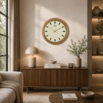 AD-Wall Clock – Designer Clock – 4097 – maple wood