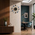 Wall Clock – Designer Clock – DS-487 – golden