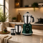 Mixer Grinder – Kitchen Bot Plus – 1200W - Metallic Green - Image 2