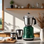 Mixer Grinder – Kitchen Bot Plus – 1200W - Metallic Green - Image 3
