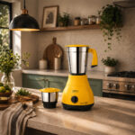 Mixer Grinder – Kitchen Chef Duo S 650W - Majestic Yellow - Image 2
