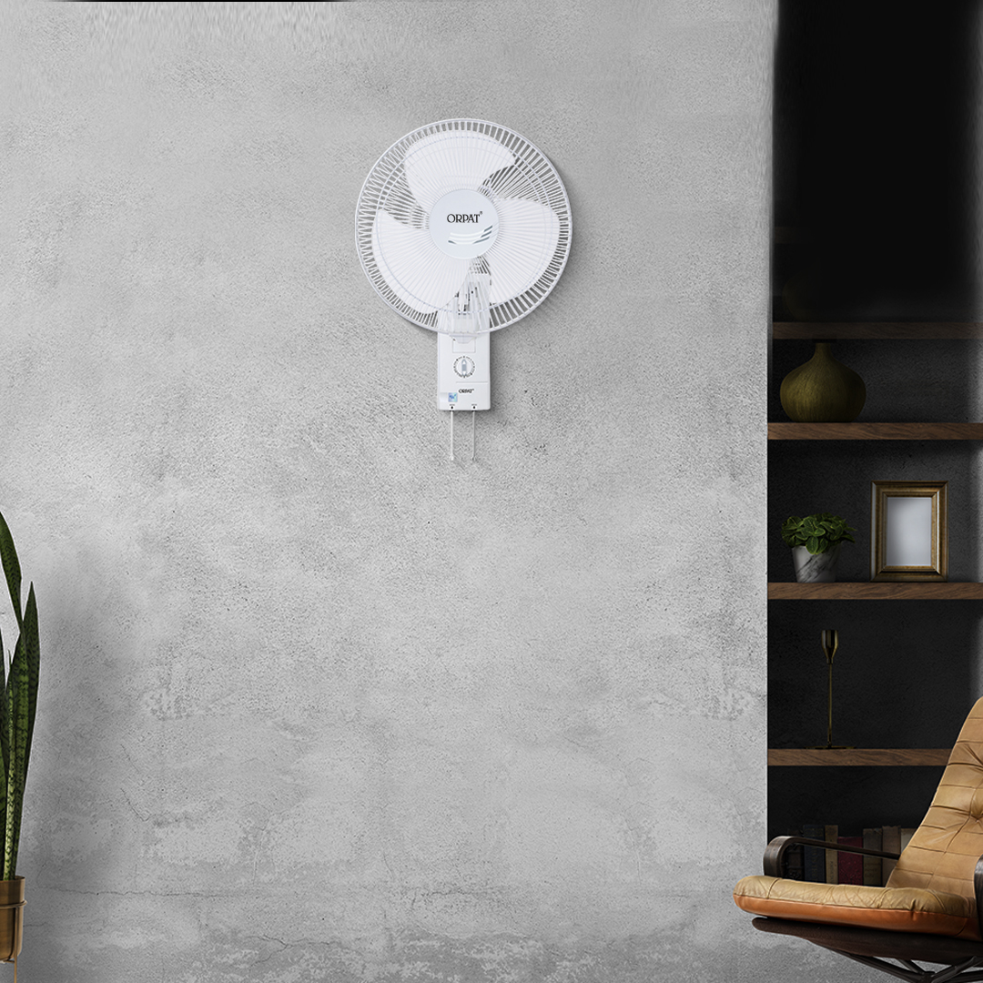 OWF-3147-FRONT-WHITE Wall Table Fans