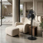 Pedestal Fan FARRATA-16" HS — Black - Image 2