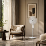 Pedestal Fan OPF-3607 — White - Image 2