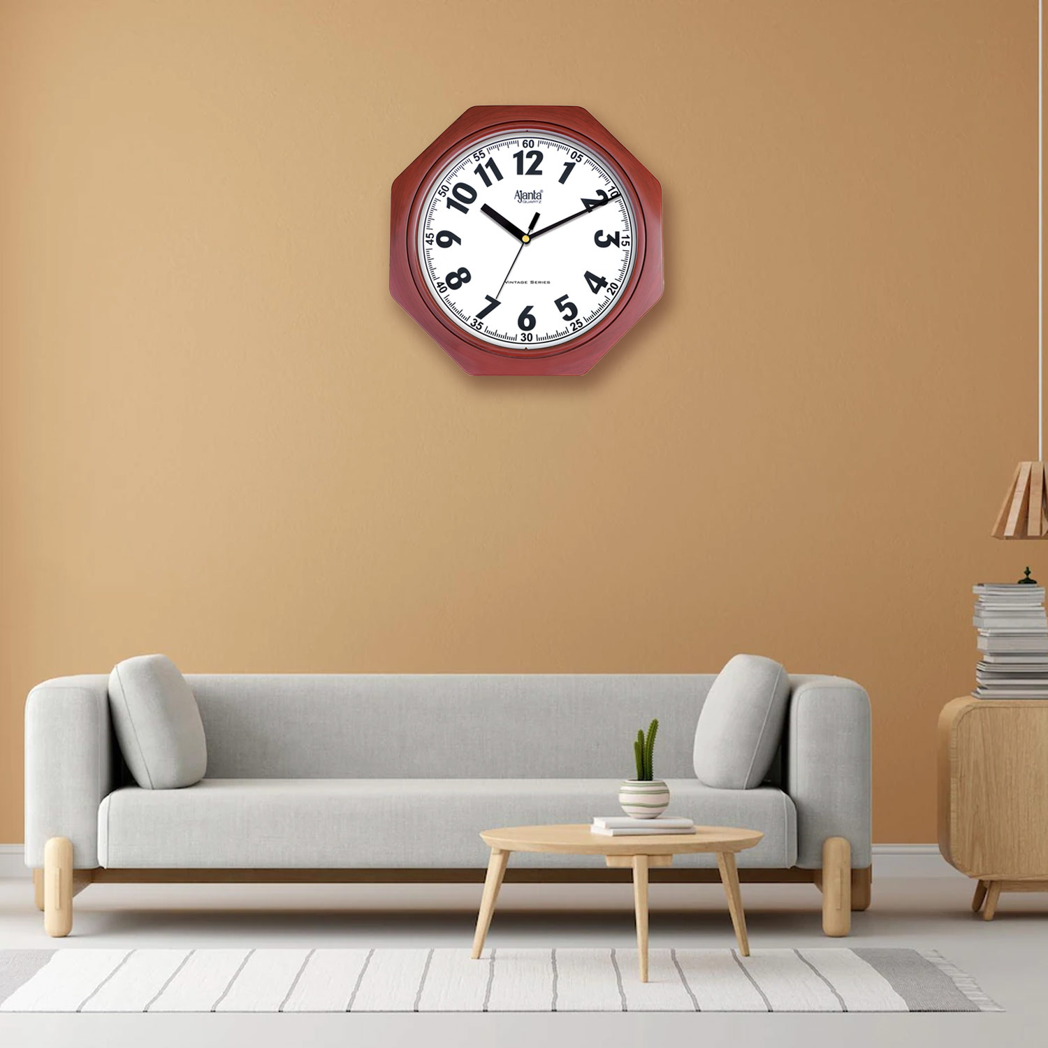 Wall Clock - Vintage series Clock  - 6037 - Mahogany