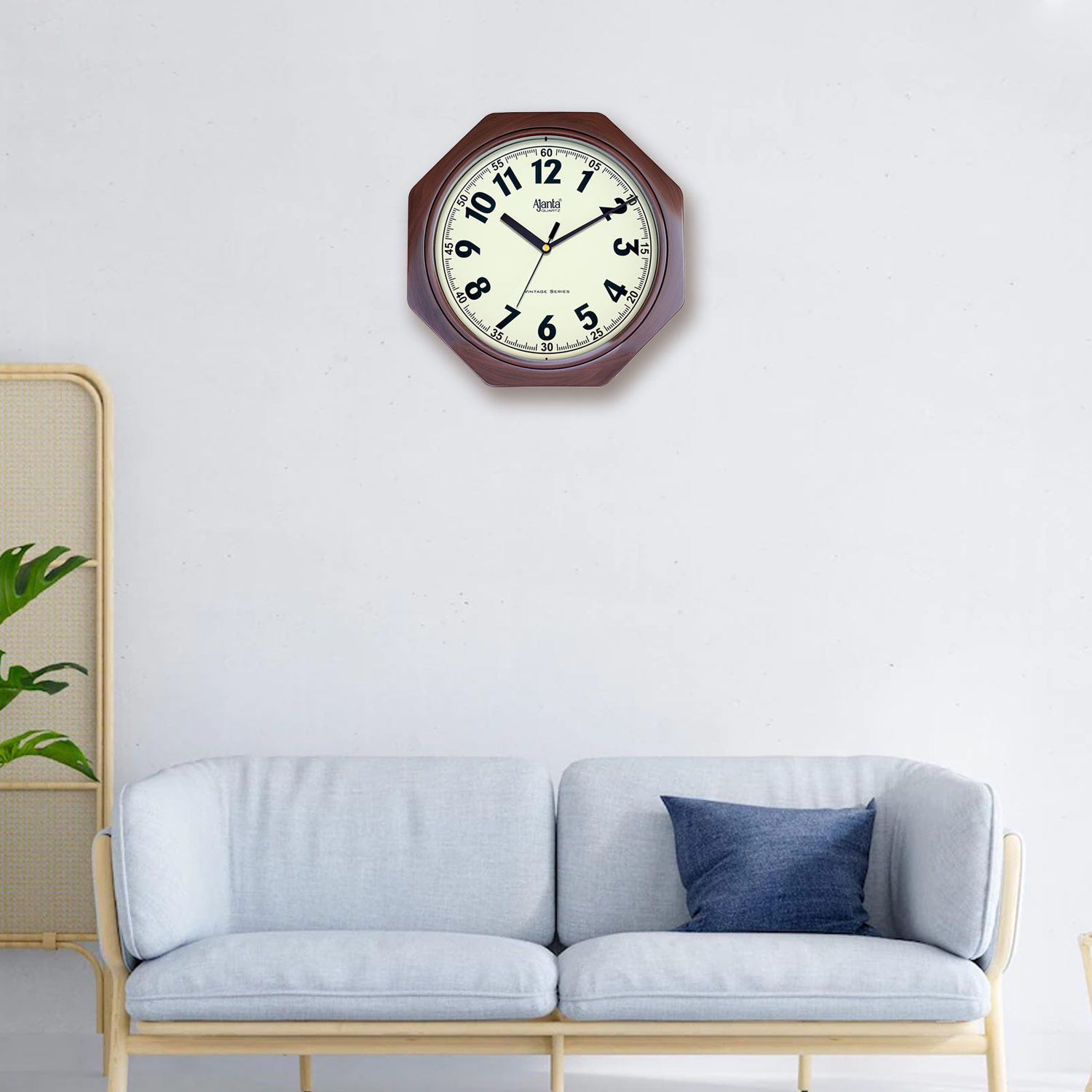 Wall Clock - Vintage series Clock  - 6037 - Oak wood