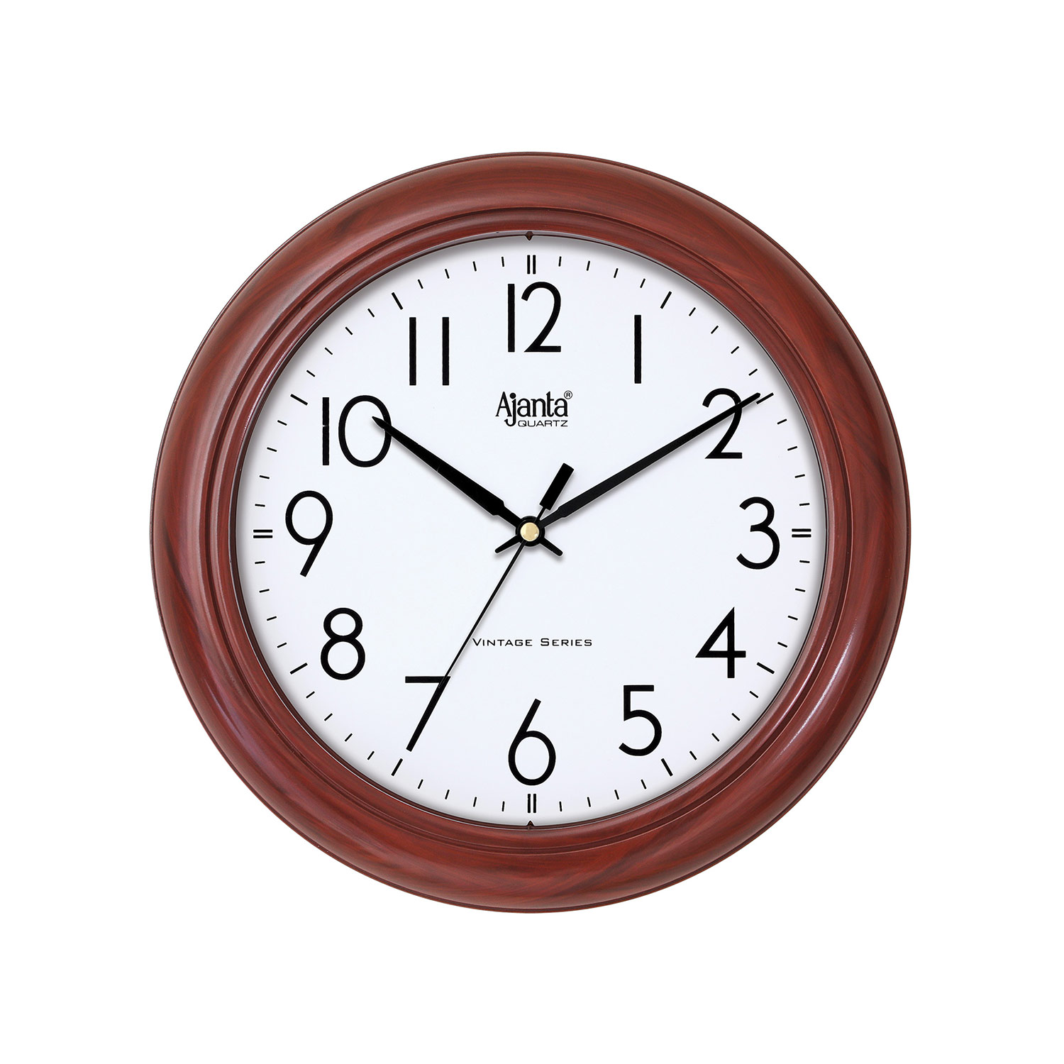 7007-FRONT-MAHOGANY wall Clock