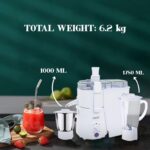 Commercial Juicer Mixer Grinder - Potenza Plus 900W - White - Image 4