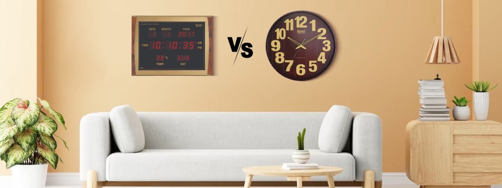 What is the difference between Digital Wall Clocks and Other Clocks?