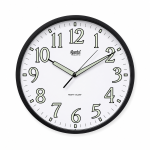 Wall Clock - Night Glow Clock  - 1017 - Black