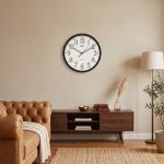 Wall Clock - Night Glow Clock  - 1017 - Black - Image 2
