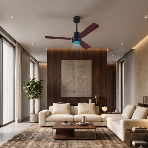 BLDC Ceiling Fan - Moneysaver Genz - 28W - AB Brown CG With Remote & App Remote