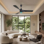 Luxury BLDC Ester Ceiling Fan With Remote (Charcoal Grey)