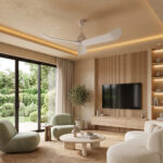 Luxury BLDC Ocean Breeze Ceiling Fan With Remote (Himalayan White) - Image 2