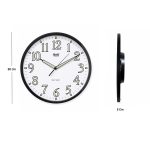 Wall Clock - Night Glow Clock  - 1017 - Black - Image 4