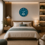 Wall Clock – Designer Clock – 9107 – Blue