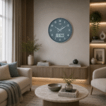 Wall Clock – Designer Clock – 9107 – Grey