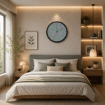Wall Clock – Night Glow Clock – 1017 – Black