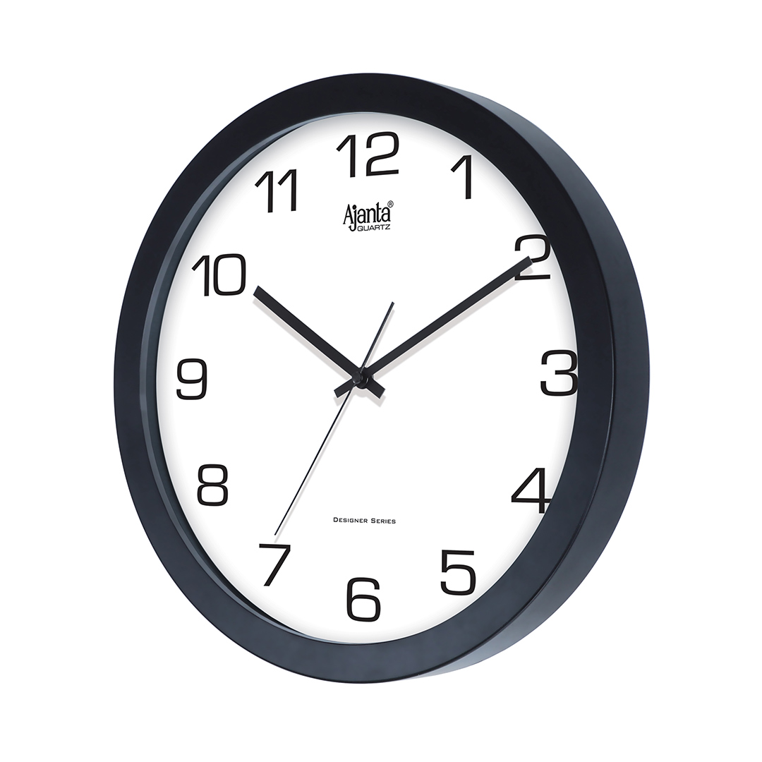 03 Wall Clock - Designer Clock - 1057 -White - Image 1