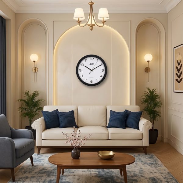 Wall Clock - Designer Clock  - 1057 -White