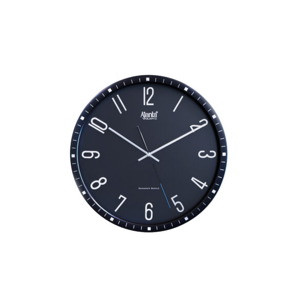 Designer Wall Clock  - 6087  - Black