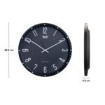 Designer Wall Clock  - 6087  - Black - Image 4